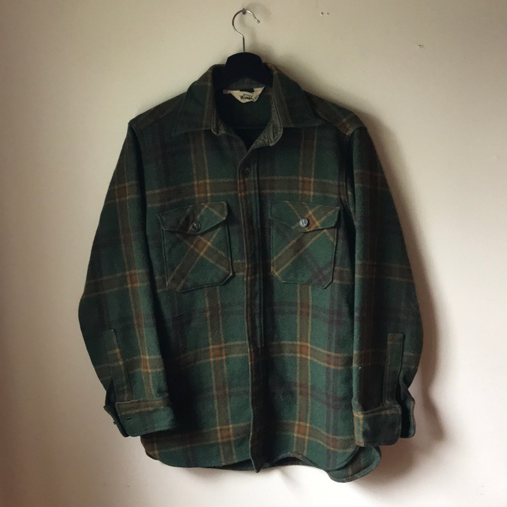 Woolrich 100% wool button up